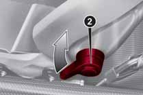 7) After releasing the adjustment lever, always check that the seat is locked into place by trying to move it back and forth.