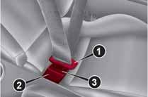 SEAT BELTS All vehicle seats are equipped with seat belts with three anchor points and a retractor.