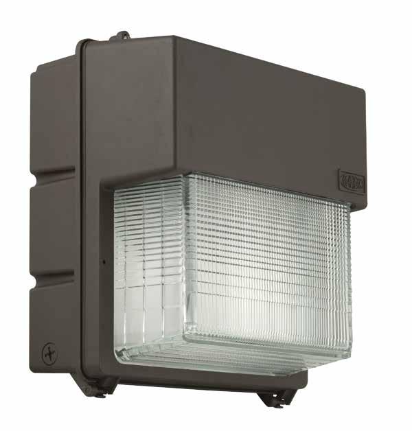 Lighting Distribution Vertical HID lamp reduces Hot spot beneath fixture and provides more lateral lumens for better uniformity Wide lateral