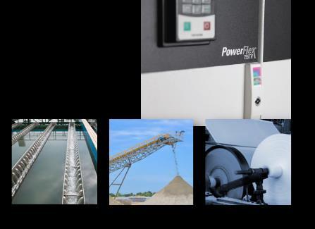 PowerFlex 755T Drive Solutions Premier Integration with Studio 5000 Logix Designer and a Logix controllers Embedded dual-port EtherNet/IP Faster troubleshooting, maximize uptime Advanced Predictive