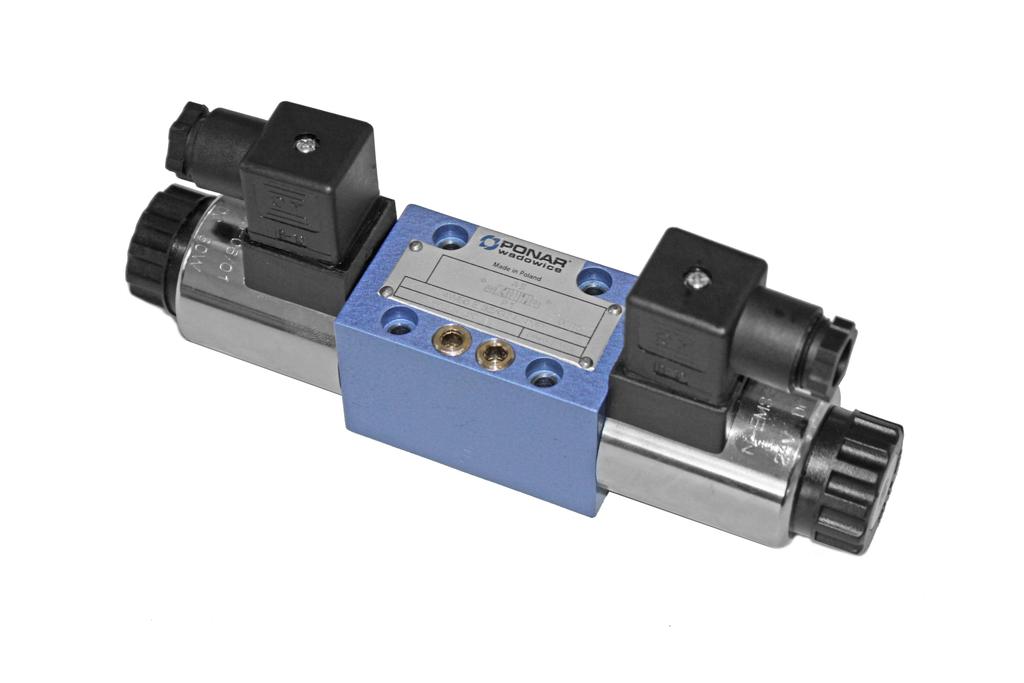 Electrically operated directional spool valve with a soft-shift function type WE6 NS6 up to 35 Ma up to 80 dm 3/min D SHEE - OER RION MNU NUL WK 430 450 04.