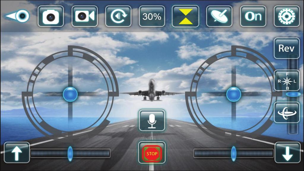Photo/Video Gallery 5. Speed Setting 6. Auto-Hover ON/OFF 12 12 7. Intuitive Mode 8. Flight Controls ON/OFF 9.