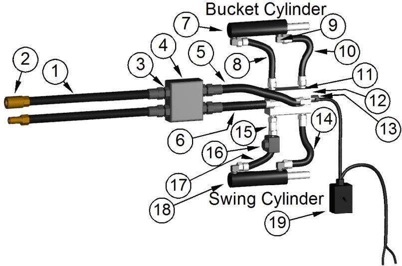 Hydraulic Parts Ref. Description Qty.