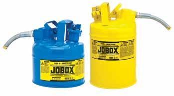 TYPE II FLAMMABLE LIQUIDS CANISTERS Designed for pouring flammable liquids. Type II Cans offer two openings, one for fill and one for pour.