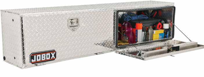 PREMIUM ALUMINUM TOPSIDES JOBOX Premium Aluminum Topside Boxes provide superior security and easy access. Topsides mount on top of the side walls to keep the bed free for bulky cargo.