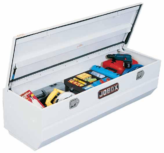 PREMIUM HEAVY-DUTY STEEL CHEST For a clear rear view and maximum storage space, chests are the best choice. Our JOBOX Premium Heavy Duty Chest offers great features and value.