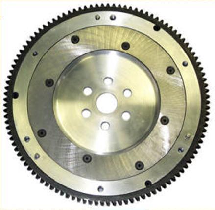 Flywheel Attached to the crankshaft Reduces vibration Cools the engine (air