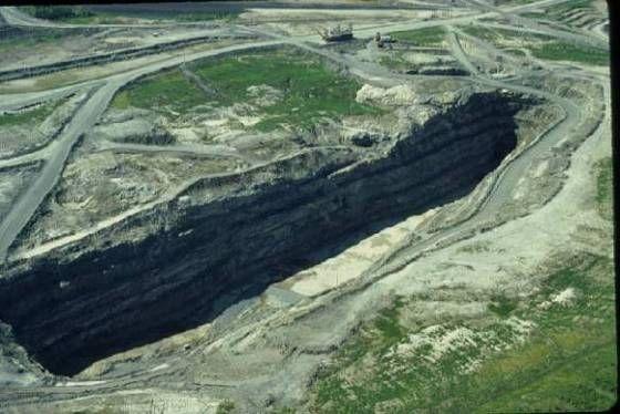 Could an open pit mine