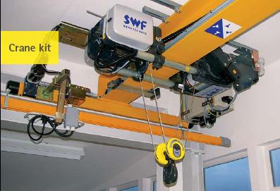 CRANE KITS With capacity of 500 kg to 80000 kg, the Danway crane
