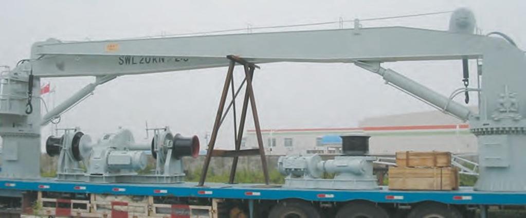 Marine Deck Crane Types: Provision Crane/ Flow Boom Crane / Knuckle Boom