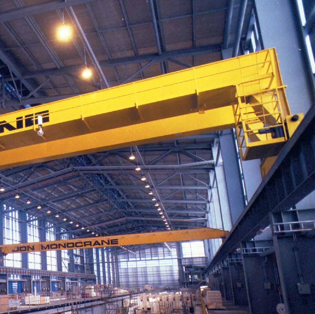 Focusing on performance & safety JDN MONOCRANE have developed anti hook sway technology