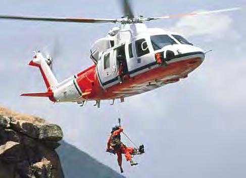 Search and Rescue and Airborne Law Enforcement Rescuing those in need and protecting the public is a tremendous responsibility and one for which the S 76C++ helicopter is ideally suited.