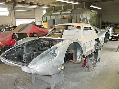 The wreck was returned to Brumos where it remained un-repaired. In 1971 the remains were sold on to fellow Porsche racer and US Porsche Distributor, Vasek Polak.