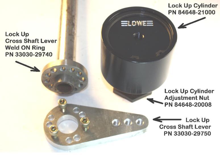 The second part of your lock clutch package is the actuation hardware. In this part the driver has to prime the lock up control by charging the lock up cylinder.