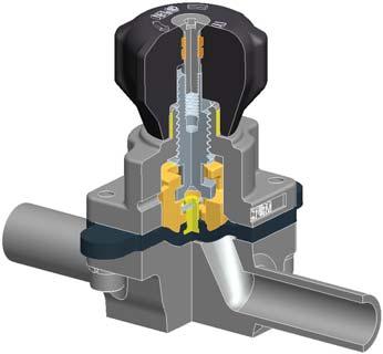 common compressor connection Bayonet connection simplifies diaphragm installation and prevents