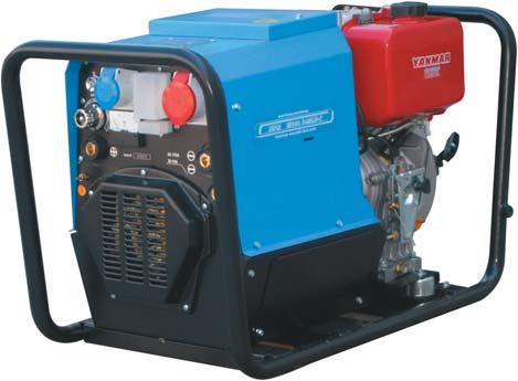 MPM 5/180 I-D/AE-Y ENGINE DRIVEN WELDER/GENERATOR / DELIVERS 170 A OF DC WELD OUTPUT / THREE-PHASE AND SINGLE-PHASE AUXILIARY POWER AVAILABLE / DIESEL ENGINE 3000 RPM Welding Processes: SMAW (stick)