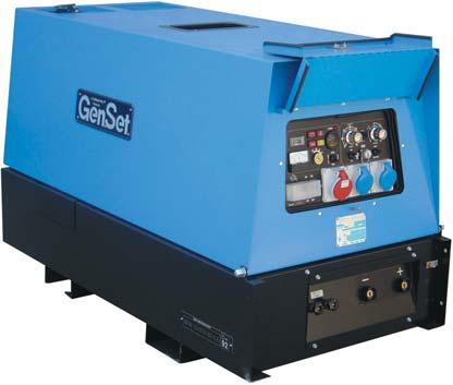 MPM 15/400 SS-K ENGINE DRIVEN WELDER/GENERATOR / DELIVERS 400 A OF DC WELD OUTPUT / THREE-PHASE AND SINGLE-PHASE AUXILIARY POWER AVAILABLE / SUPER SILENCED MODEL / DIESEL ENGINE 3000 RPM Welding