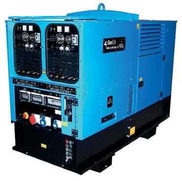 MPM 40/600 DUAL DZ ENGINE DRIVEN WELDER/GENERATOR / TWO WELDING UNITS (2 X 300 A) / THREE-PHASE AND SINGLE-PHASE AUXILIARY POWER AVAILABLE / DIESEL ENGINE 1500 RPM Processes : SMAW (Stick) / TIG Lift