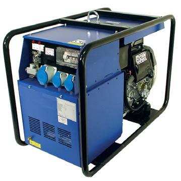 MG 10000 R/AE SINGLE-PHASE POWER GENERATOR / OUTPUT POWER 7,5 KW SINGLE-PHASE / DIESEL ENGINE 3000 RPM + 12V built-in battery with electric start + Low oil pressure and battery charger warning lights