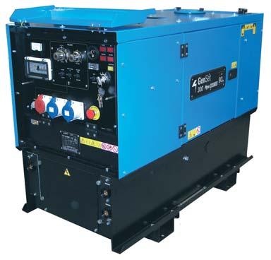MG 15/10 S-Y SILENCED THREE-PHASE POWER GENERATOR / OUTPUT POWER 15 KVA THREE-PHASE AND 10 KVA SINGLE-PHASE / DIESEL ENGINE 3000 RPM + DAS, auto engine protection shutdown system with warning lights