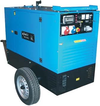 MG 15 SS-Y SUPER SILENCED THREE-PHASE POWER GENERATOR / OUTPUT POWER 15 KVA THREE-PHASE AND 5 KVA SINGLE-PHASE / DIESEL ENGINE 1500 RPM + AMF connector / RC connector + DAS, auto engine protection