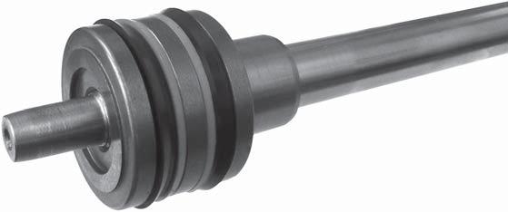 Performance Tested Design eatures Optional one-piece bushing and rod seal COMBINATION ROD SAL DSIN The Milwaukee Cylinder Series LH cylinder combines spring loaded multiple lip vee rings with a