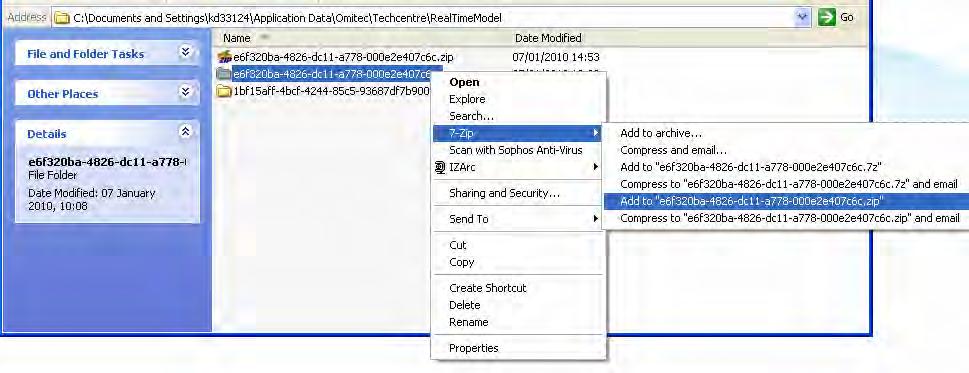 Transfer of recorded Live Data in Techcentre V4 (2) Folder will contain the individual recorded files in CSV format as shown below.