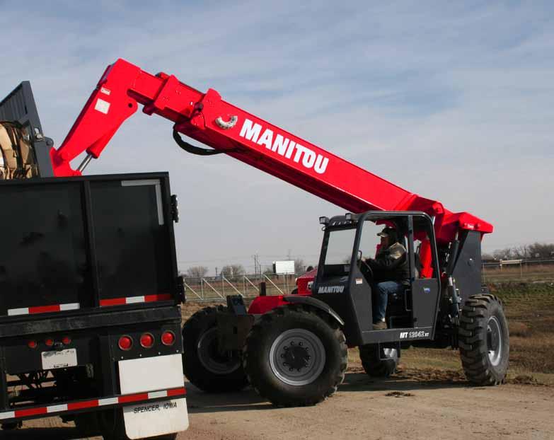 They redefine material handling Once again, MANITOU redefines material handling with the all-new MT and MT construction telescopic handlers.