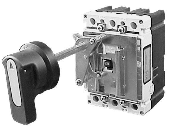 variable depth shaft or a linear operator (Type MC). Each rotary type handle mechanism includes a handle, base operating mechanism and shaft that can be cut to various lengths.