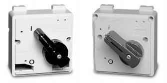 directly to the circuit breaker. They are used in shallow enclosures where the standard variable depth Through-the-Door type mechanism is not practical or cannot be used.