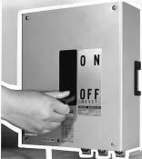 General precautions for motor-operated electrical MCCBs Motor-operated types have intermittent ratings, and therefore they should not be operated more than times consecutively (one on/off counts as