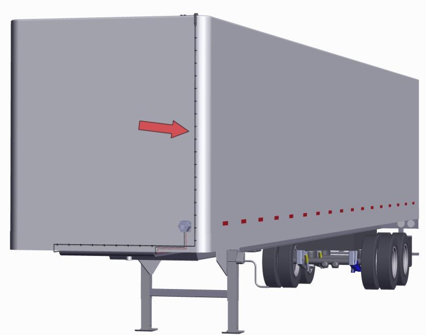 Make sure to screw into the framing of the trailer to prevent water intrusion. Figure 4 4.