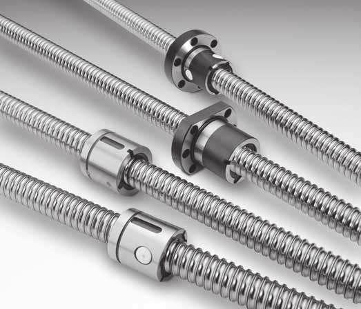 Screws, Ball Screws and Ball Splines Thomson NEFF Rolled Ball Screws Metric Series NEFF Rolled Ball Screw Assemblies are available in a wide range of diameters, leads and nut styles all designed to