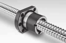 Thomson NEFF Rolled Ball Screws KGF-D Style Ball s Standard Accuracy: ± 50µm/300mm (1) KGF-D Style Internal Return Flanged Ball and Screw Flexible solution for non-standard mounting Integral wiper