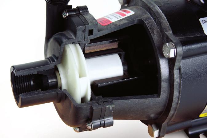 MARCH PUMPS Why A ic Drive Pump A magnetic drive pump is sealless, preventing any leakage that is normally associated with a conventional seal pump.