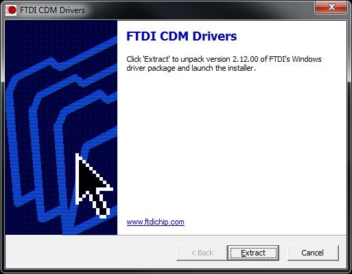 Insert the software/driver CD to the computer and select the file labeled: CDM20828.exe 2. A prompt will open, asking if you want to run this file.