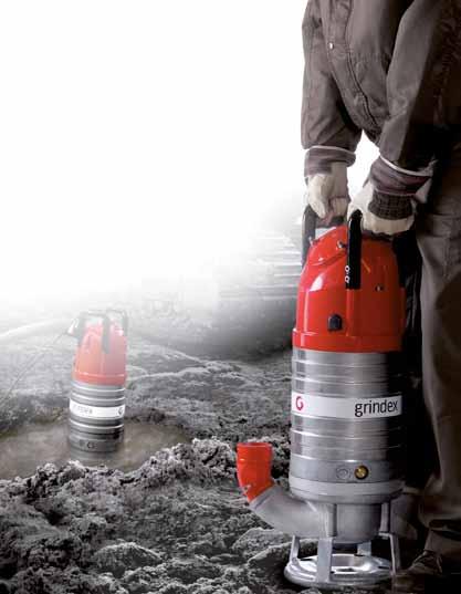 18 Sludge pumps Sludge pumps Grindex sludge pumps are designed for professional use in tough applications like mines, construction sites, tunnel sites and other demanding industries.