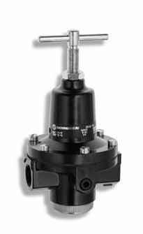 special purpose High flow pressure regulator 20AG G1/2, G1 Ported regulators for general purpose pneumatic applications Relieving operation as standard, optional nonrelieving Options include