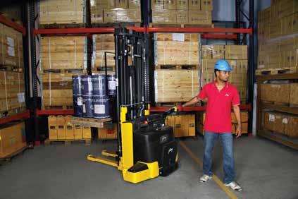 accurately with the pallet Jerk-free lifting and lowering ensures safety and stability of