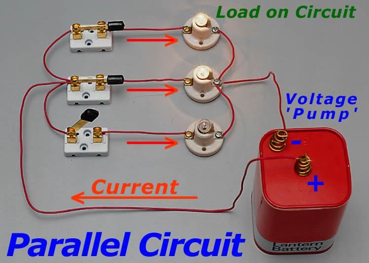 Parallel Circuits Parallel circuits the different parts of the circuit are on separate branches A break (burned out