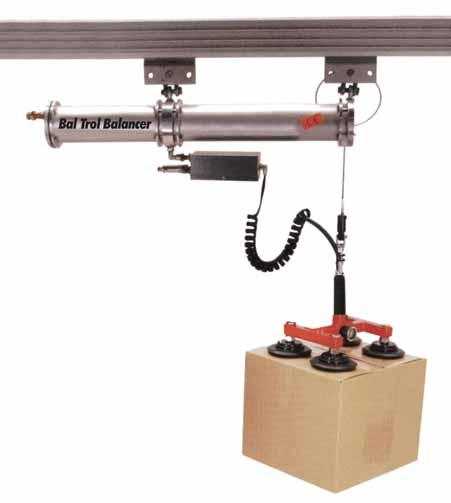 WEIGHTLESS LIFTING BAL - TROL PNEUMATIC LIFTING KEY FEATURES CAPACITIES FROM 2 KG UP TO 1000 KG EASY TO USE AND OPERATE ERGONOMICALLY DESIGNED LOAD AND LIFT IN A SINGLE, SMOOTH OPERATION CUSTOM MADE