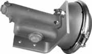 Air/Hydraulic Actuator (master cylinder with air chamber) FEATURES Available with or without internal residual check valve Incorporates a conventional master cylinder Produces high hydraulic