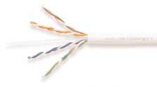 TWISTED PAIR CABLE Enhanced Category 5 UTP Exceeds TIA/EIA Category 5e (Enhanced Category 5) specifications Independently verified Performance specified to 350 MHz Minimum 5 db NEXT performance above