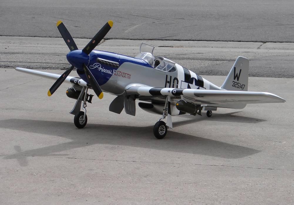 50cc P-51B Mustang ARF-QB (Quick Build) ASSEMBLY MANUAL AEROWORKS 4903 Nome Street, Denver, CO.