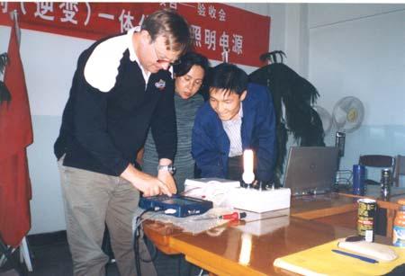 MOST + EDF R&D cooperation 2002 2004 : Electrifying Suyuek village in Xinjiang, and operating in a
