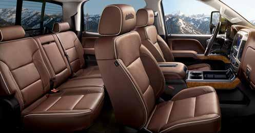 The exclusive Saddle premium leather-trimmed interior, including embroidered head restraints, delivers a luxurious driving environment. 3.