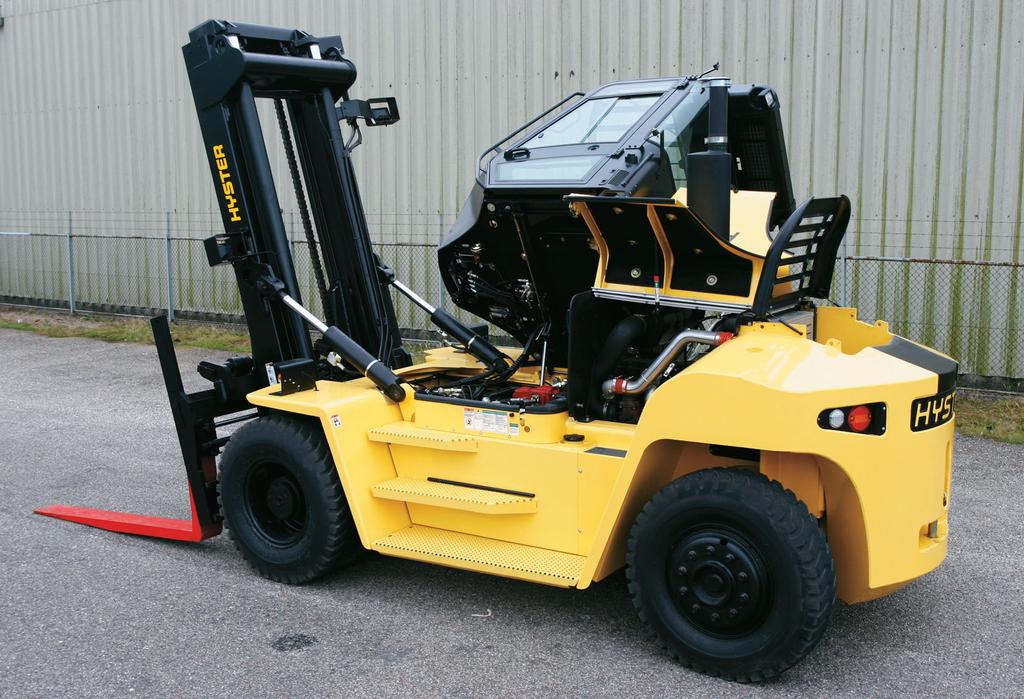 Easy Serviceability The Hyster H8-16XM-6 series is renowned for its ease of maintenance.