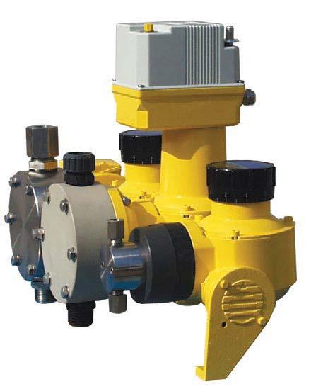 Dosing pump G M G M M pump servomotors hese electronic servomotors are intended to replace the manual stroke control by an automatic system.