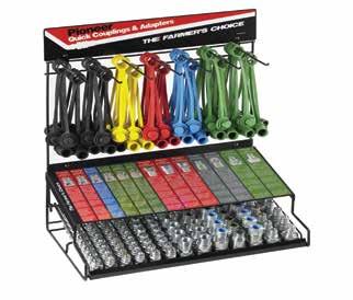 Catalog 3900 - Retail Products Counter Displays Dimensions: 22 1/2 x 26 3/4 x 14 Color Coded Dust Caps and Plugs K404-CDP Maximize Your Profits and Increase Sales For nearly 20 years the K404 gravity