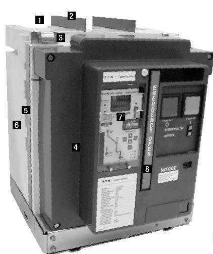Page 16 Effective: May 2016 9. Secondary Disconnect with Protective 8. Vacuum Interrupter Part of Pole Unit Kit - 67A4558G01 Hood 9. Primary Disconnect Finger Cluster 10.